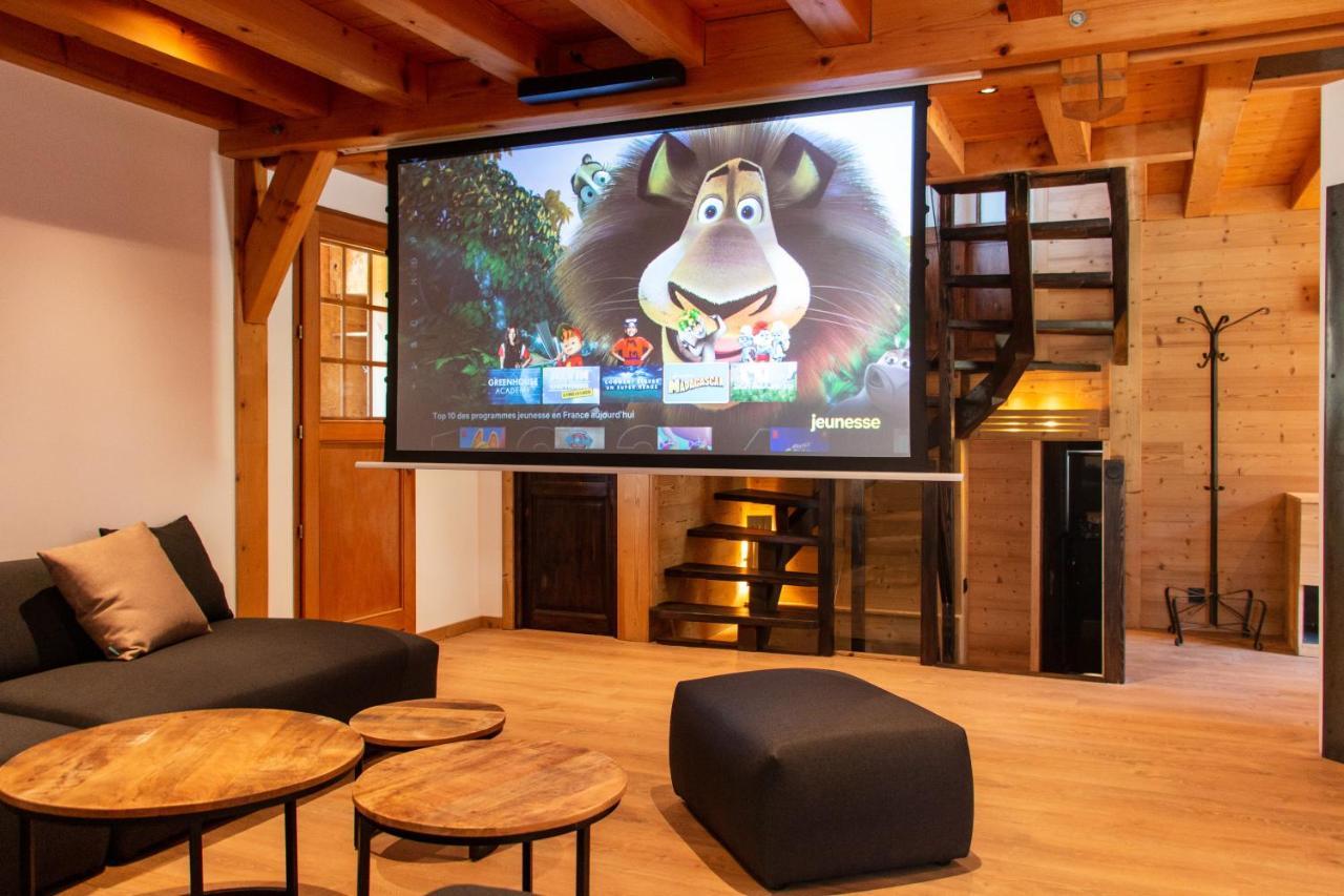 Chalet Premium -Acces Pied De Piste En Navette แซ็งต์-ชาเฟรย์ ภายนอก รูปภาพ