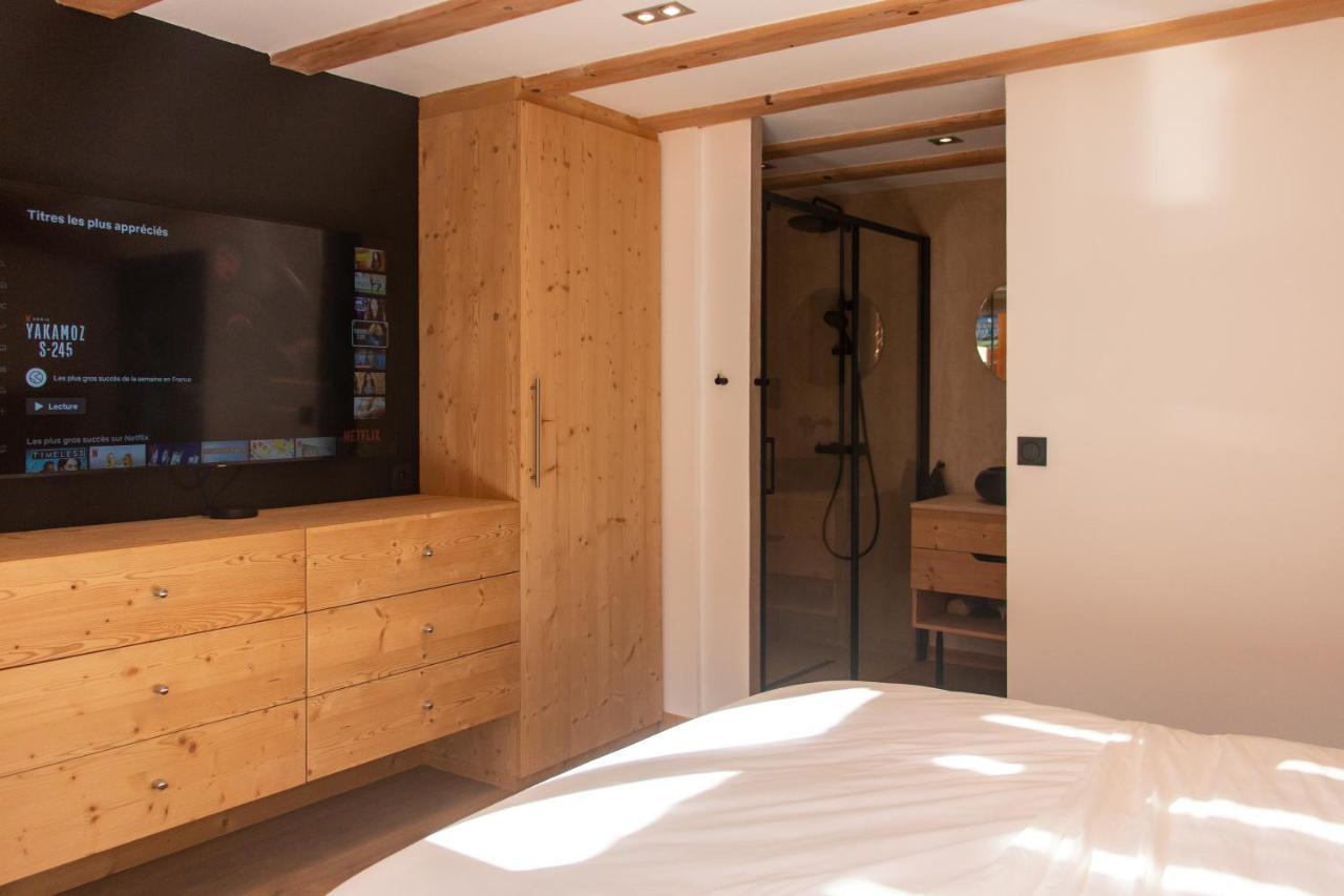 Chalet Premium -Acces Pied De Piste En Navette แซ็งต์-ชาเฟรย์ ภายนอก รูปภาพ
